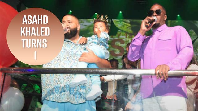 DJ Khaled threw his baby a wild 1st birthday party