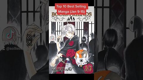 Top 10 BEST SELLING MANGA (Jan 9-15)