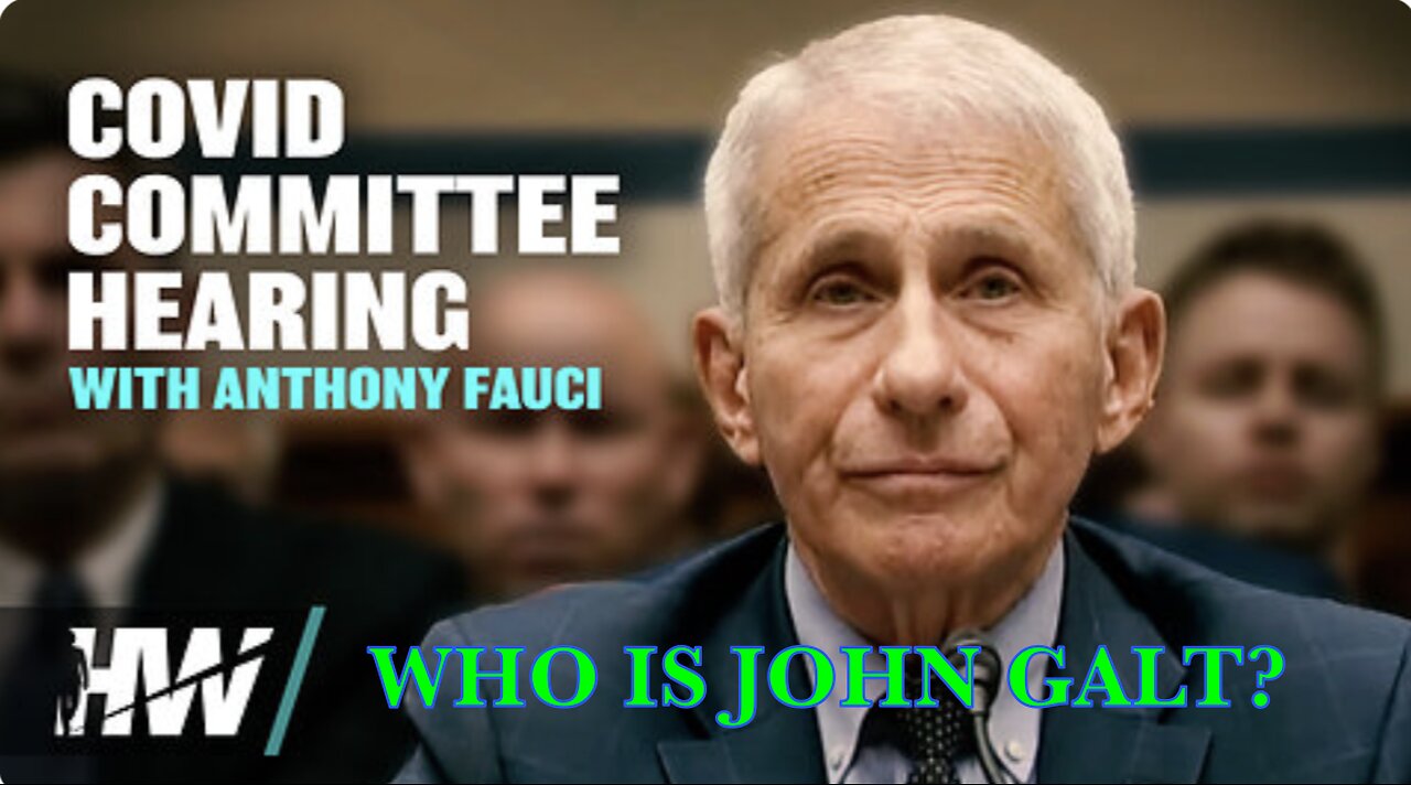 THE CONGRESSIONAL FAUCI INTERROGATION W/O DNC LIES & COVERUP. TY JGANON, SGANON