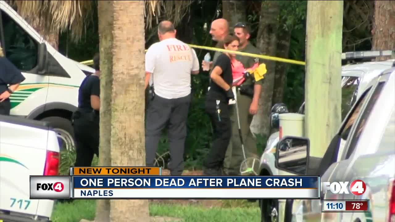 One dead after plane crash in Naples