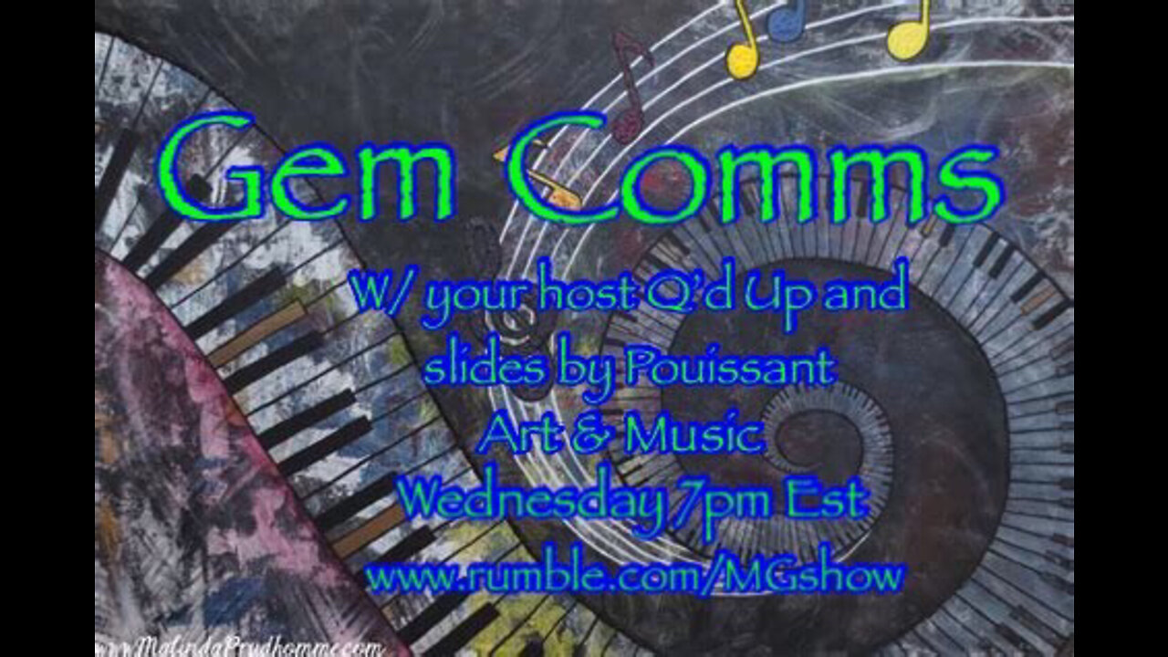 GemComms w/Q'd Up: Art & Music, Football, Golf & Frequency.