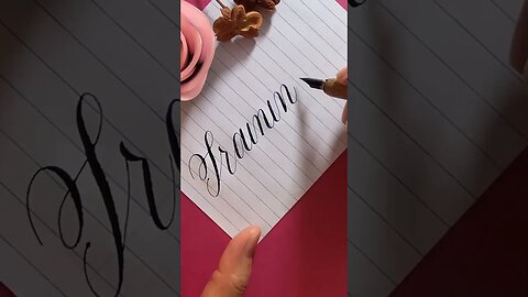 Calligraphy Word: Training #handwriting #calligraphy