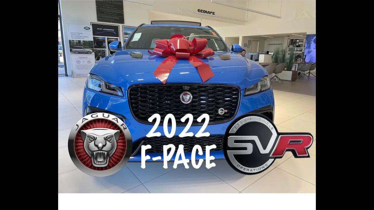 Luxury Jaguar F Pace SVR 2022 Full Review