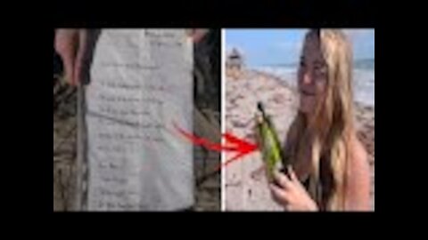 Couple Finds A Message On The Beach, Realize It’s An Urgent Plea