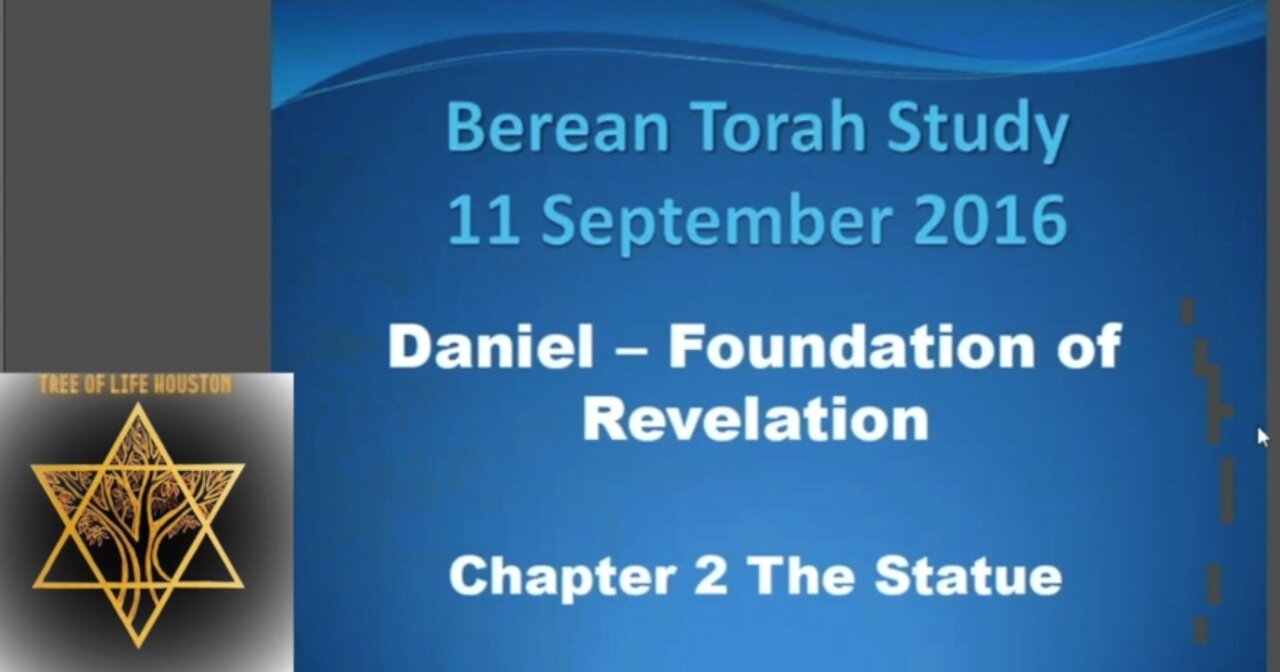 Daniel introduction to Revelations Bible study for Messianics who follow Yeshua