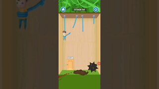rescue cut rope puzzle 😎 #shorts