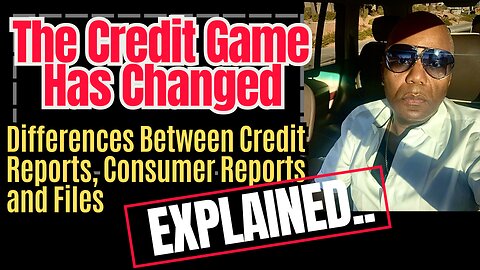 Credit Repair - Differences between credit reports, consumer reports and files