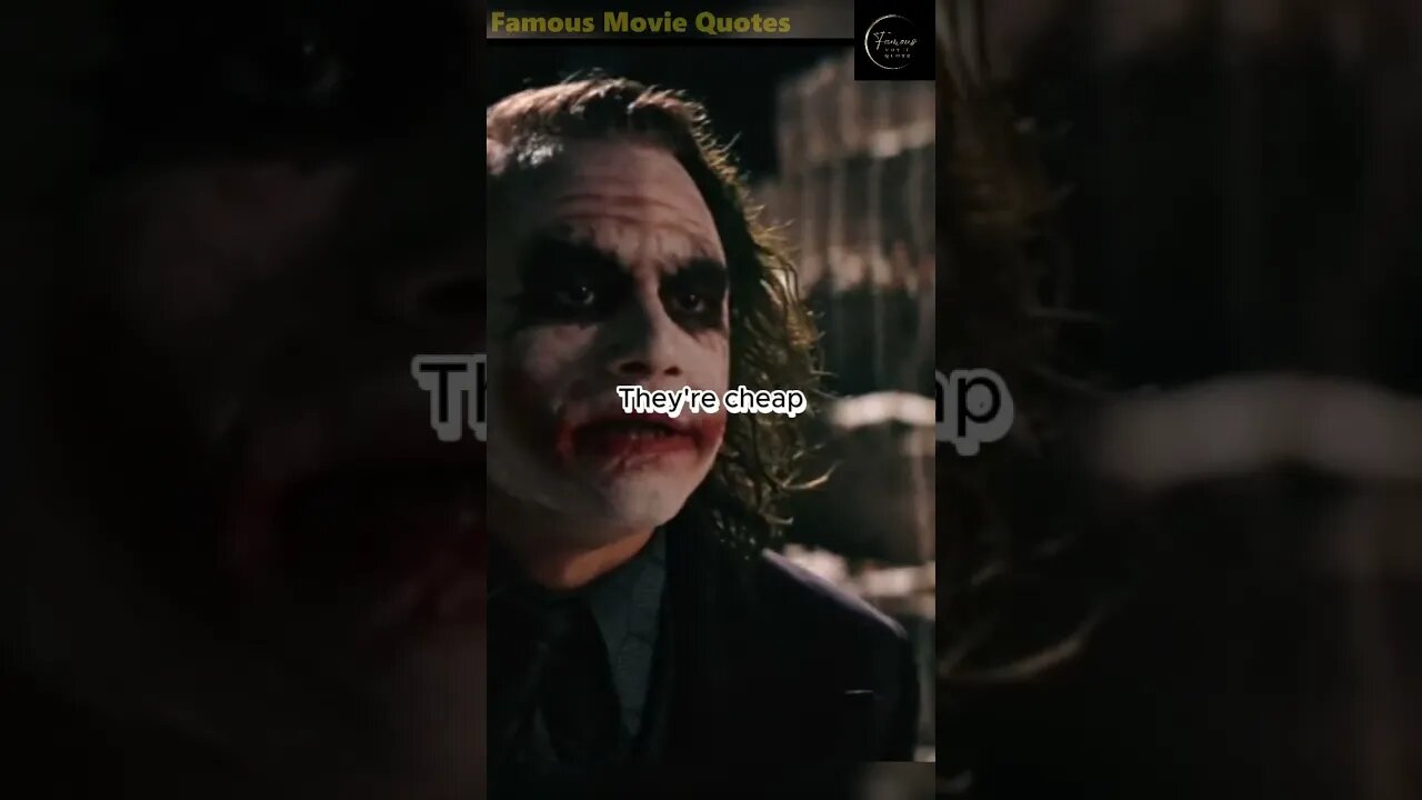 A better class of criminals | Batman The Dark Knight #shorts #batman #joker
