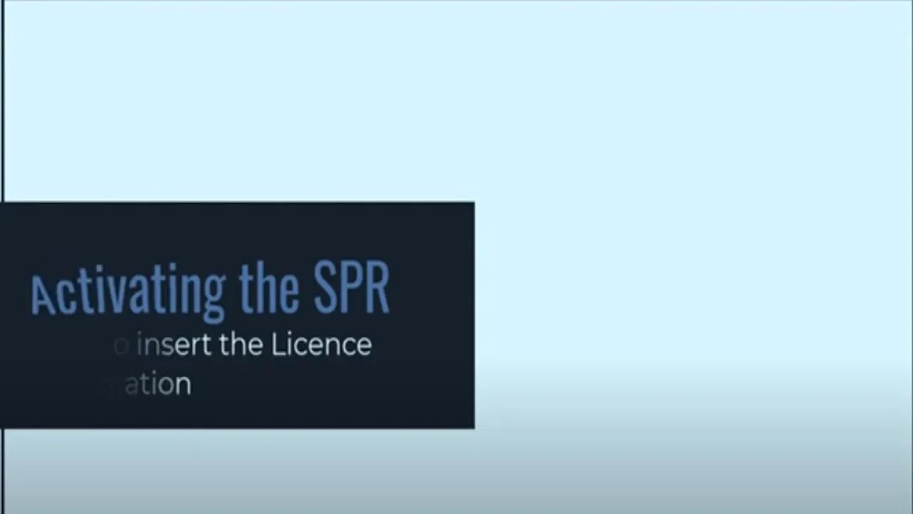 How to activate the Smart Package Robot (SPR)