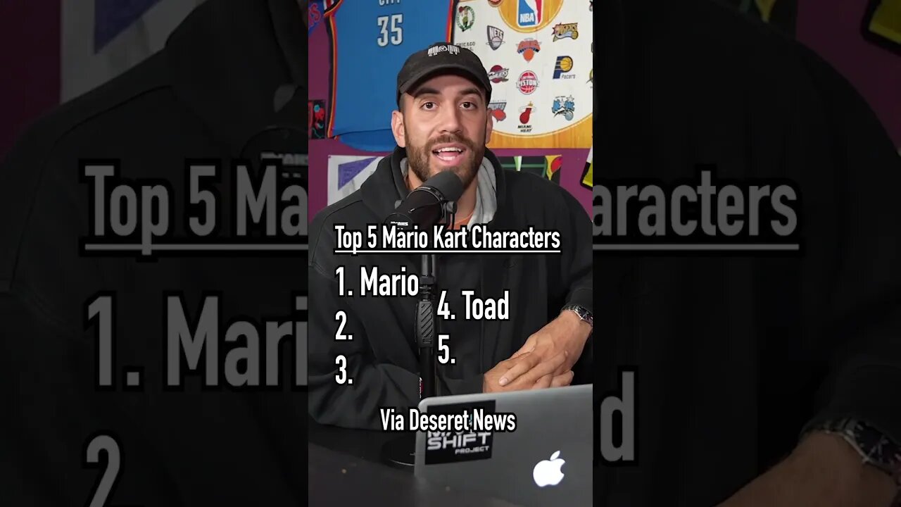 TOP 5 MOST USED MARIO KART CHARACTERS!! Who Do You Use? #shorts