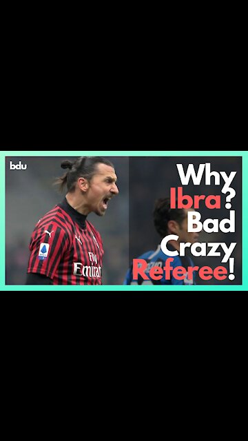 Why Ibra? Bad Crazy Referee! 😤 #shorts