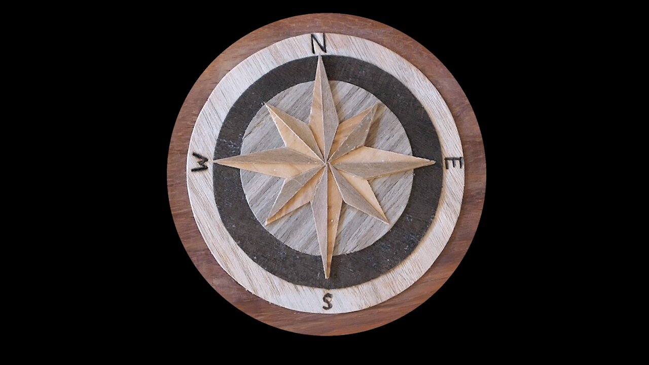 How to Make a Wooden Rose Compass