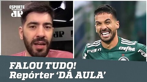 Falou TUDO! Repórter "DÁ AULA" a quem minimiza o PALMEIRAS!