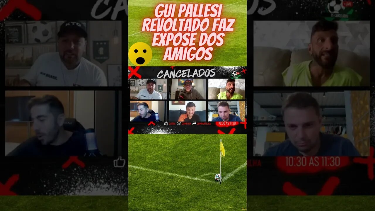 Gui Pallesi faz expose dos amigos #shorts #expose #shortsvideo #shortsviral #resenhaesportiva #short