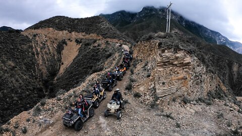 Ruta de Zimapán en Cuatrimoto.