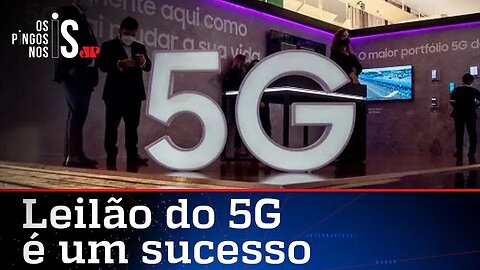 Governo celebra leilão do 5G, que movimentou quase R$ 7 bilhões