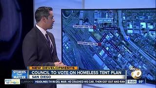 San Diego Council to vote on homeless tent plan