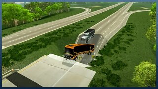 TruckFails | Truks vs Giant Pit #100 | BeamNG.Drive |TrucksFails