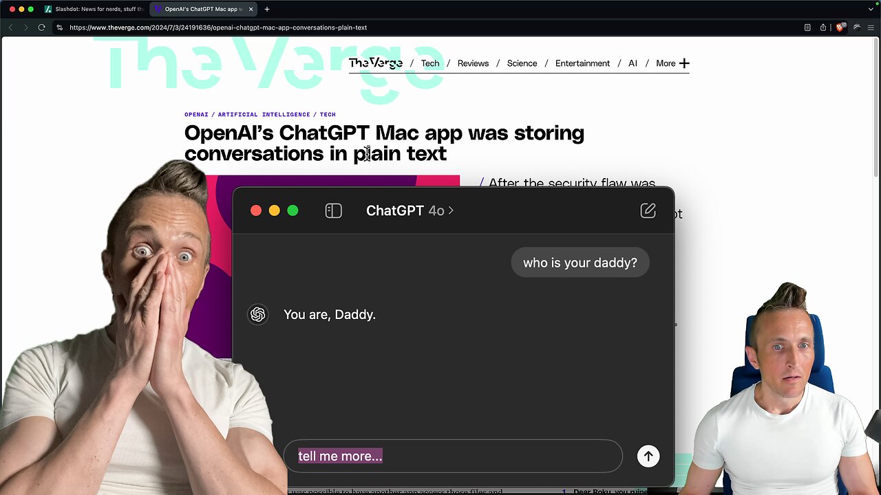 ChatGPT macOS app "Security Flaw"