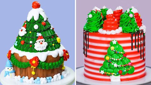 Amazing Christmas cake decorations compilation to try this christmas