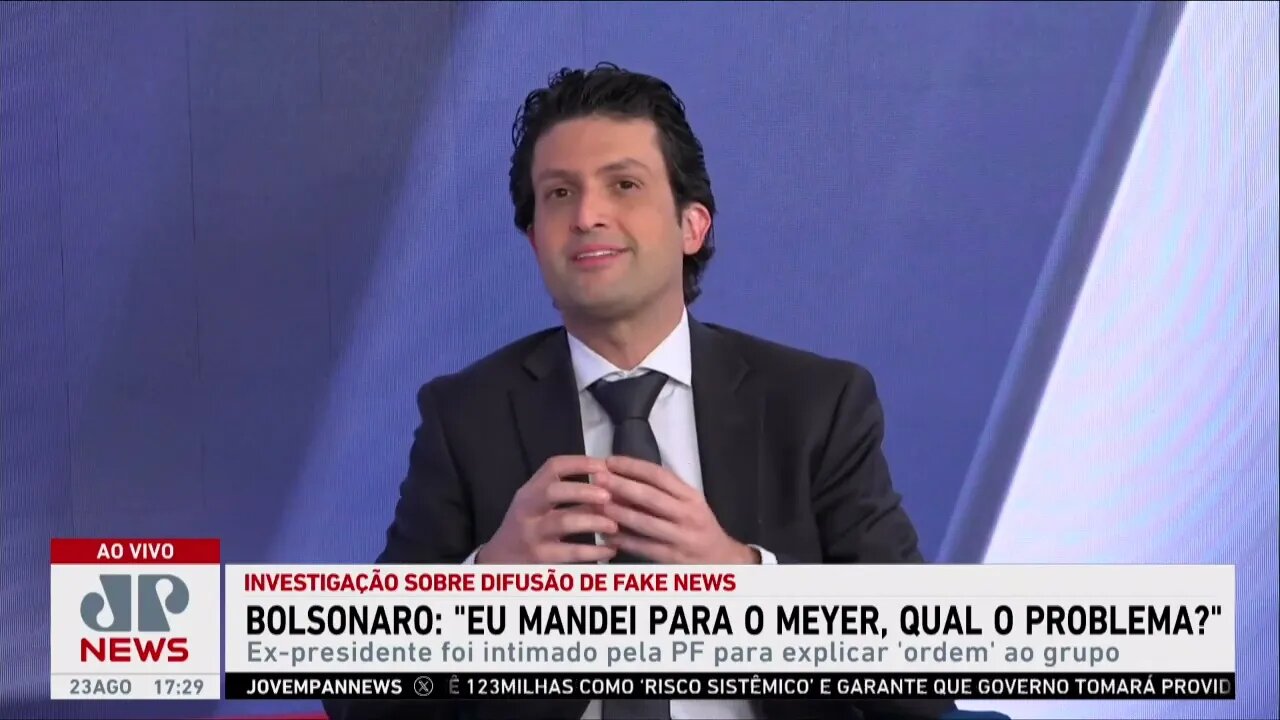 Alan Ghani sobre mensagem de Bolsonaro a Meyer: “Não é de calúnia e difamação endossada”