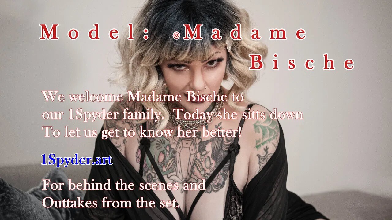 Interview Madame Bische to get to know before her try-on modeling session