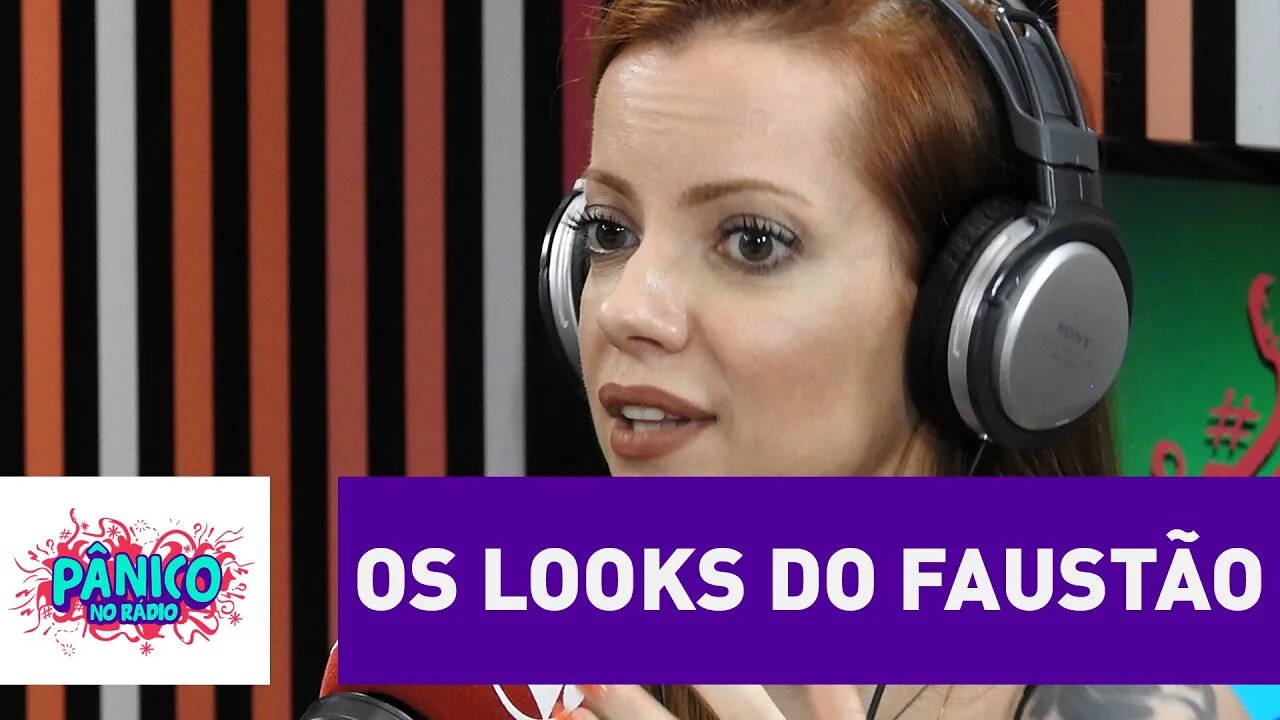 “Parece um pirulito”, Julia Petit sobre os looks do Faustão | Pânico