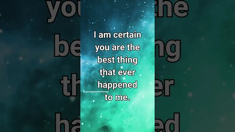 I Am Certain of One Thing, and That's YOU! ♥️ Love Messages ♥️ #shorts #lovemessages #mylove