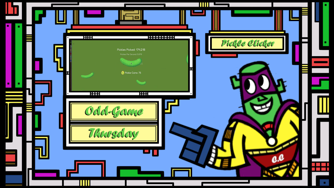 ODD-GAME THURSDAY! - I'M IN PICKLE HEAVEN!!! I LOVE PICKLES? - PICKLE CLICKER (PART 2) - [#STEAM GAME]