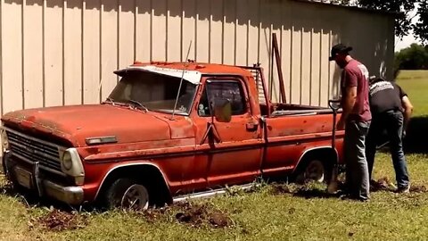 Abandoned + 1969 + Ford + F100, + Will + It + Run + After + 30 Years