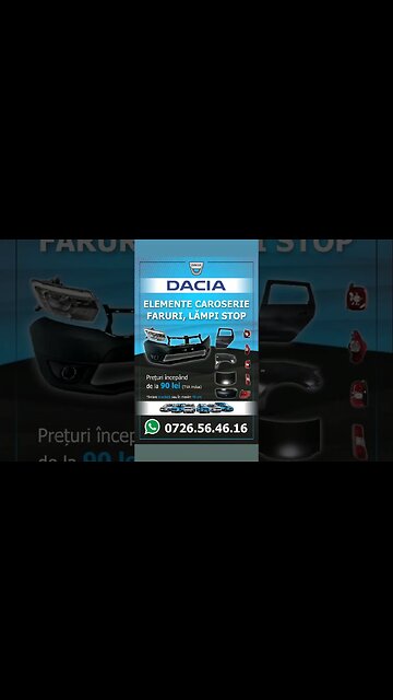 Elemente caroserie, faruri, lampi stop • DACIA#piesarul#pieseauto#magazinonline #dacia