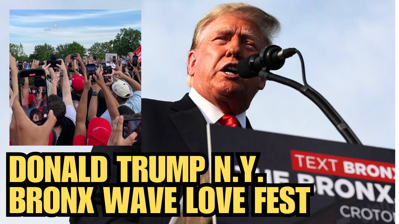 BRONX RED WAVE REACTIONS! Trump 1st South Bronx rally in 50 years wins strong support from democrats