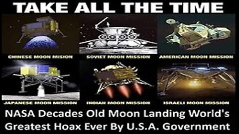 NASA Decades Old Moon Landing World's Greatest Hoax Ever By U.S.A. Government