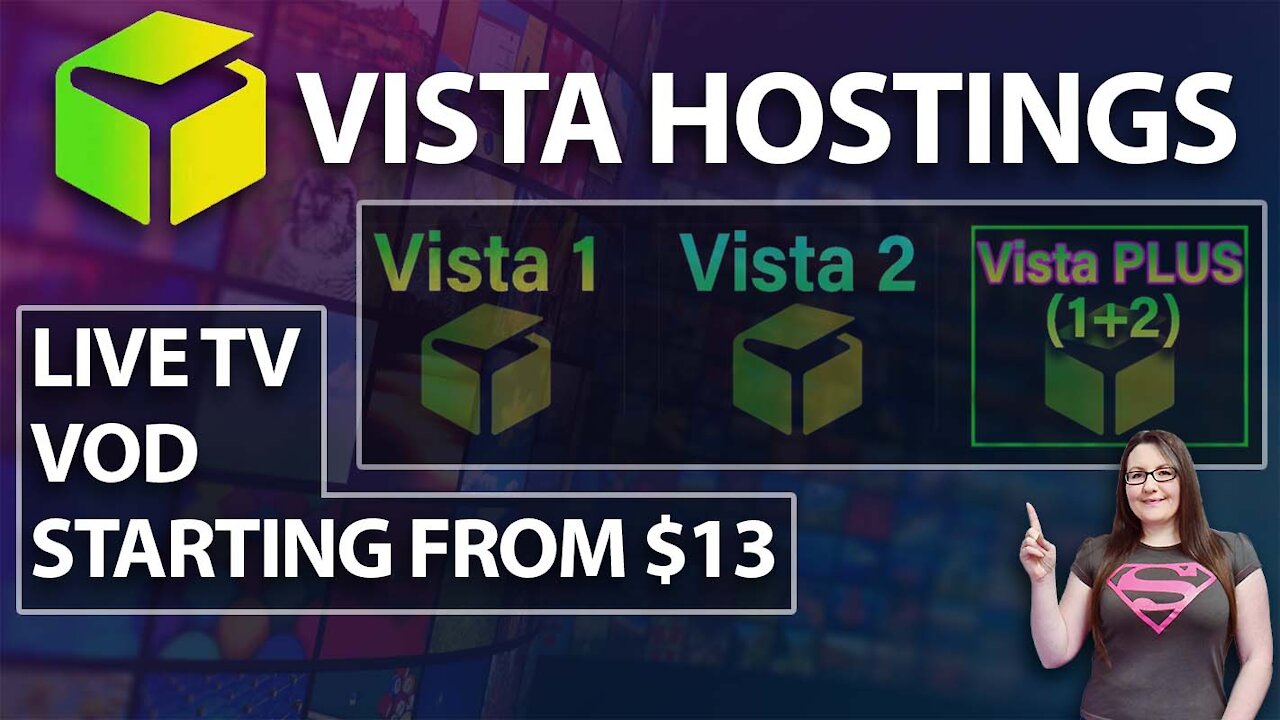 VISTA HOSTINGS | LIVE TV | VOD | STARTING AT $13!