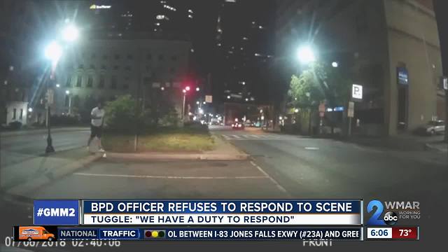 Police share video of officer's apathy for potential gun crime