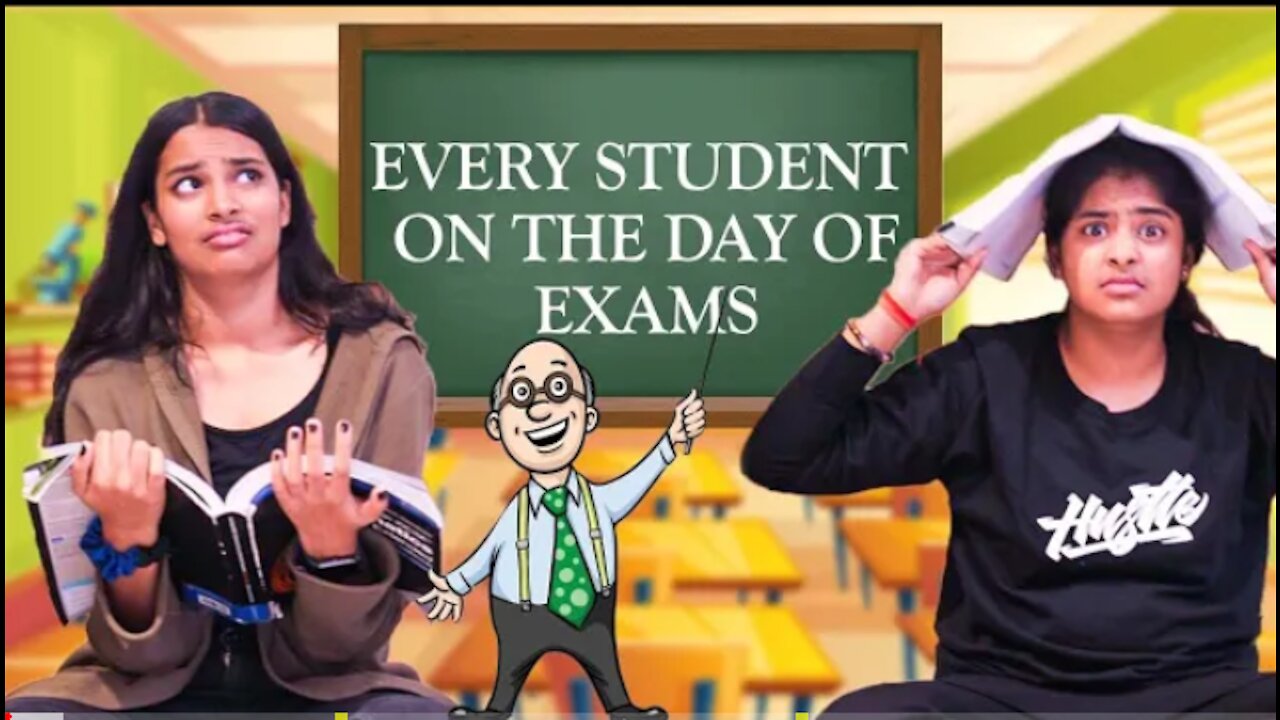 Students During Board Exams - Types Of Students - Funny Video - Ayu And Anu - Twin Sisters