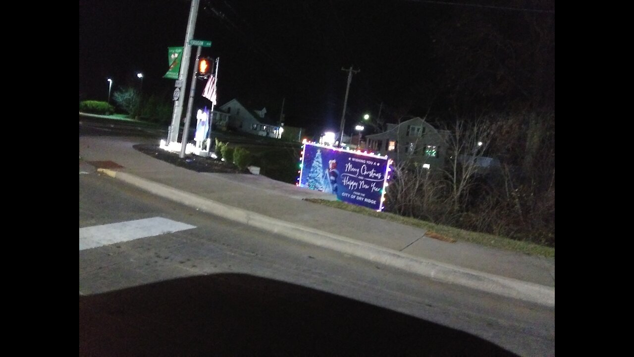 Christmas lights on main street part 2