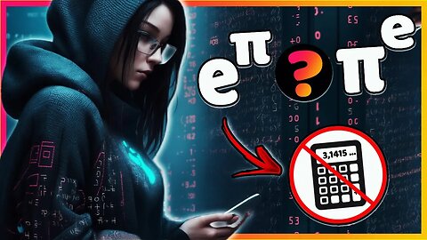 e^pi vs pi^e (sem calculadora) | Matemática Elementar