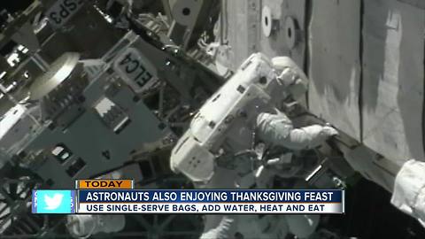 Happy Thanksgiving to the astronauts celebrating in space