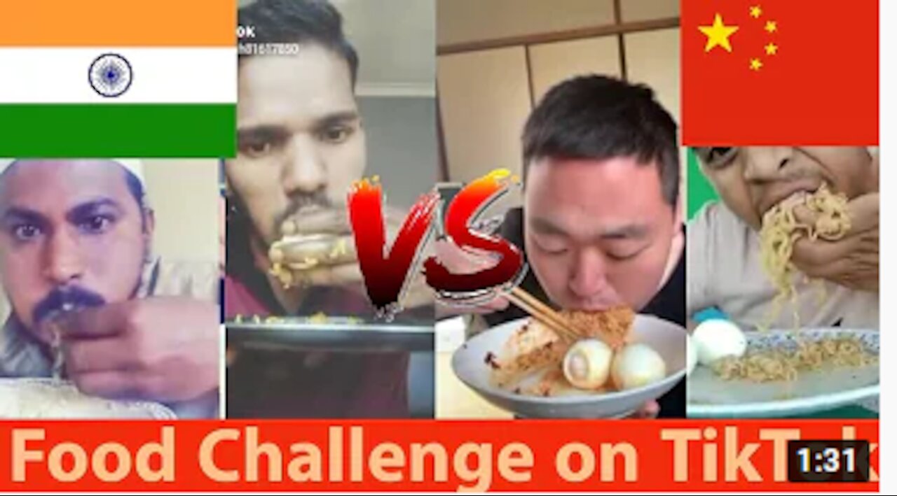 Funny Food Challange ; INDIA Vs CHINA