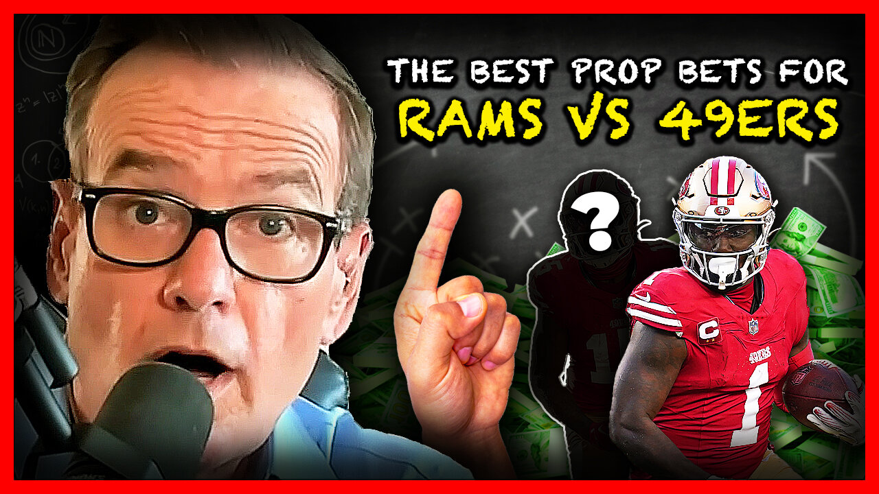 The Prop Betting Guru's FAVORITE Bets Tonight! | John Hansen's NFL Picks for TNF Rams vs 49ers