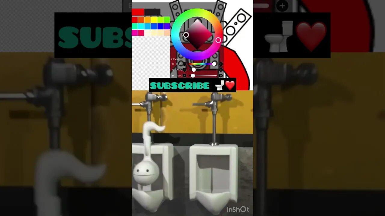 Skibidi Toilet Otamatone + Speakerman Speed Drawing