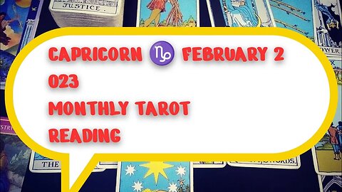 CAPRICORN ♑ You MUST watch THIS! February 2023 Monthly TAROT Reading