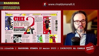 Rassegna Stampa 22.03.2023 #298 - Mercato FLOP: Milan, Inter, Juve. Domani la Nazionale a Napoli