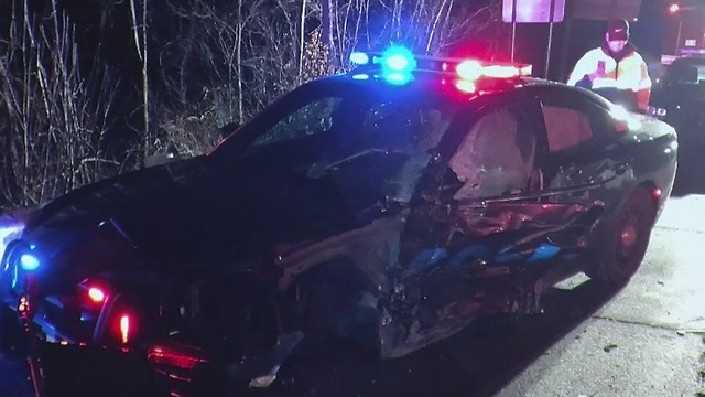 Police body camera video captures terrifying moments as SUV slams into cruiser on I-76 in Norton