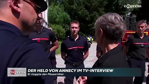 Er stoppte den Messertäter: Das sagt Henri, der Held von Annecy, im TV-Interview