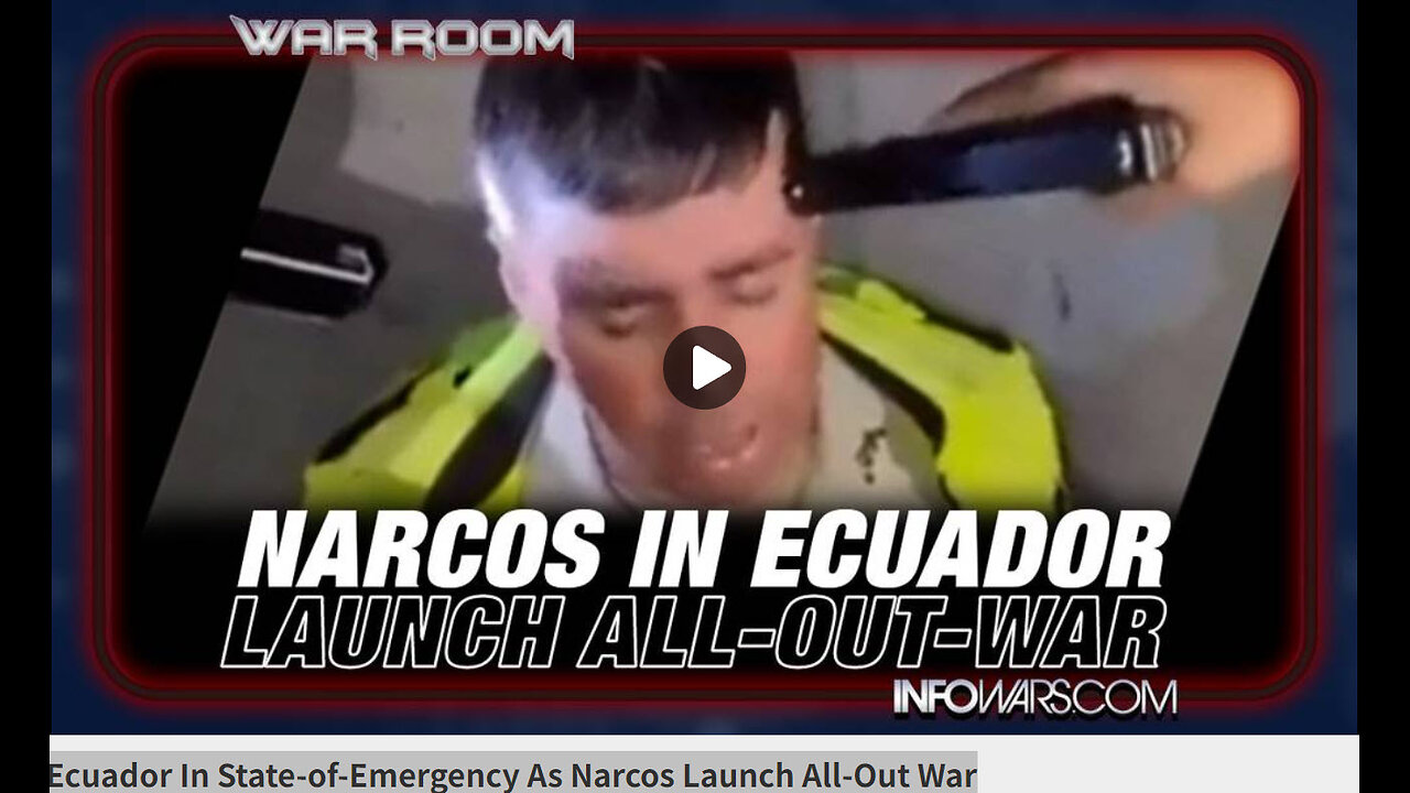 ECUADOR NARCOS CARRY OUT MASS EXECUTIONS!