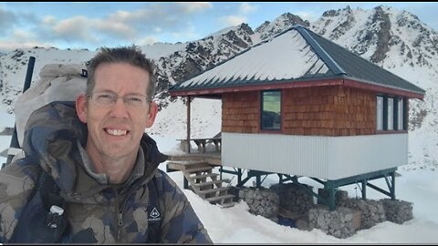 Winter Camping in Remote Survival Cabin