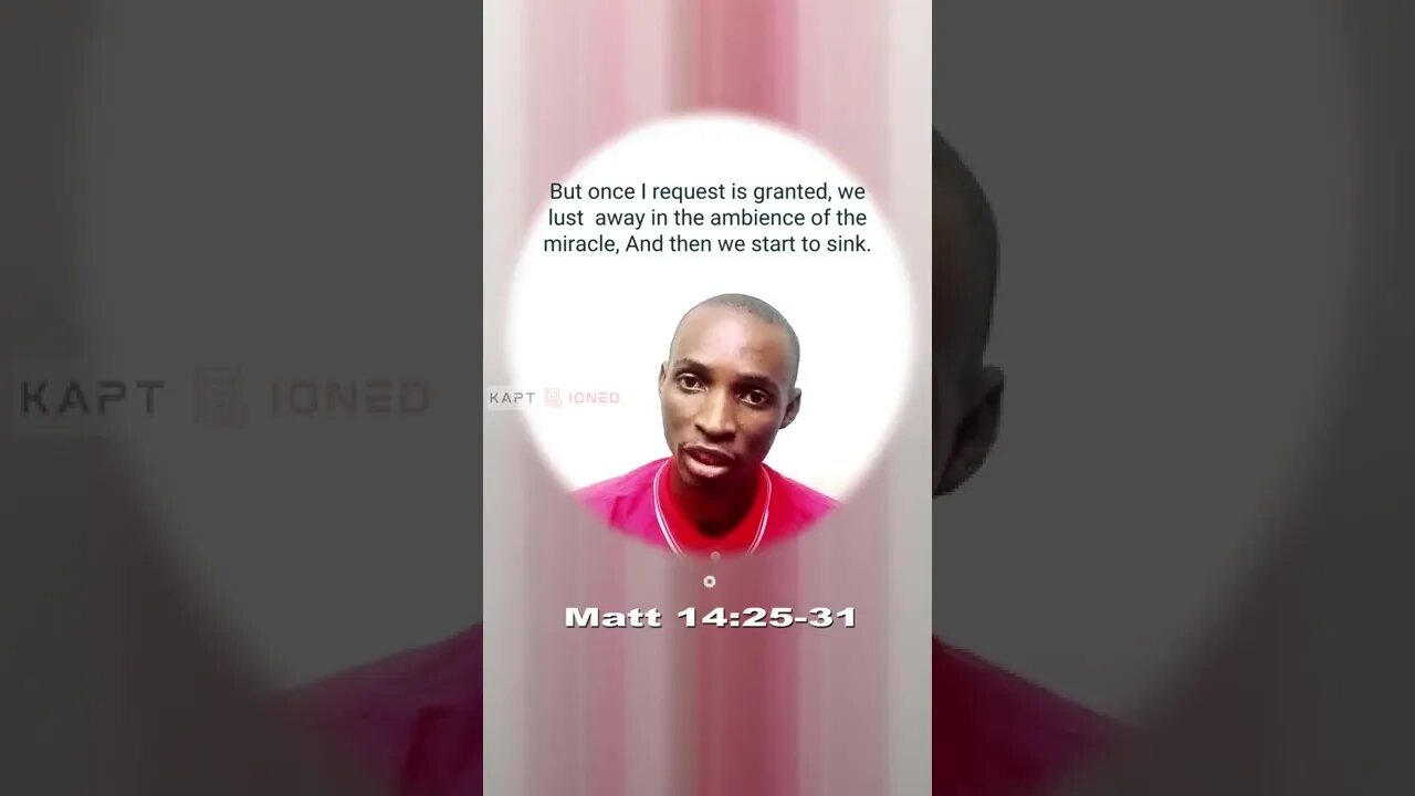 Focus On Christ To Stay afloat