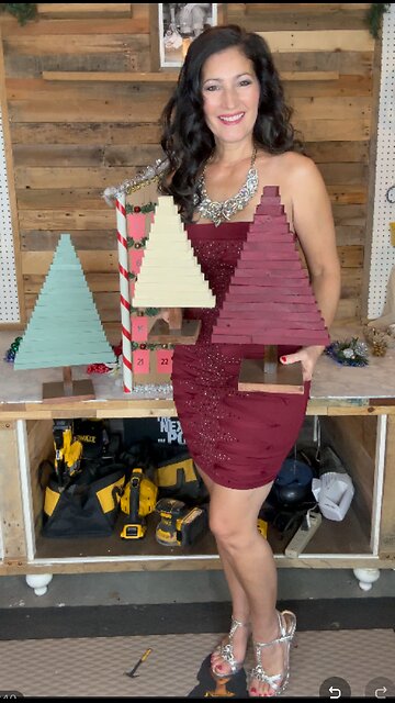 🎄✨ Christmas Countdown of Crafts: Day 17 Scrap Wood Christmas “Tree-o”🎄✨